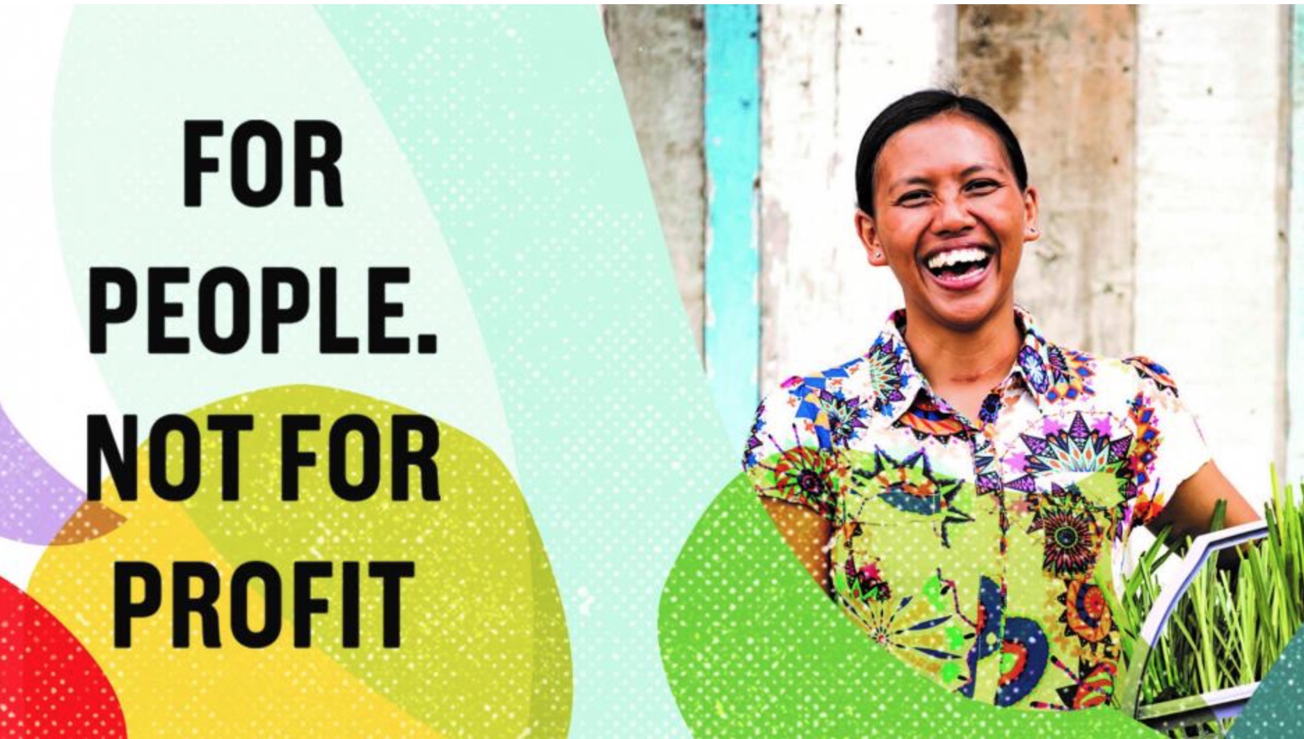 For pople not for profit